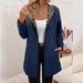 Women's Reversible Trench Coat Mid-Length Leopard Print Lining Hooded Thin Outerwear Casual Fashionable For Spring Autumn_ecoleips.com
