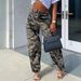 Women's Clothing Spring Casual Retro Street Fashion People Make Old Style Multi Pocket Camouflage Trousers_ecoleips.com