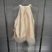 Lightweight Glitter Layered Ruffle Party Top With Lace Hem, Halter Neck Cami For Women In Blush Pink, Sweet & Elegant Style_ecoleips.com