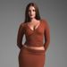 European American Women's U-Neck Long Sleeve T-Shirt Sexy Tight Fit High Elastic Base Layer Top For Autumn Import Export_ecoleips.com