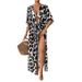 Sexy Leopard Print Beach Cover-Up – Batwing Sleeve Mesh Kimono With Tie-Waist, Lightweight Sheer Polyester, Upf 30+ Sun Protection (Black, S/M/L/Xl)_ecoleips.com