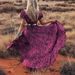 European And American Cross-Border Women's Bohemian 2023 New Waist-Cinching Floral Print Flared Long Dress_ecoleips.com