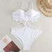 Women's Clothing Sexy Black Triangle One Piece Swimsuit Women's Steel Support Hard Bag High Waist Bikini_ecoleips.com