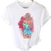 European And American Clothing, Vintage Plus-size Urban Girl T-shirt, Women's Short Sleeves_ecoleips.com