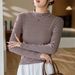 2025 #Selection Of Good Products # Pure Cotton T-Shirt Women's Long Sleeved Western-Style Striped Base Shirt 2025 Autumn And_ecoleips.com