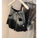 Summer New A-Line Denim Shorts For Women High Waist Slimming Versatile Wide-Leg Leg-Lengthening Commuter Hot Pants_ecoleips.com