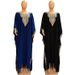 African Middle Eastern Cross-border Plus-size Women's Clothing European And American Popular Dress Embroidered Lace_ecoleips.com