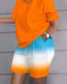 3D Digital Print Women's Sportswear Set – Trendy Geometric Pattern T-Shirt & Shorts Outfit (S-6XL, Quick-Dry Polyester, Summer Athleisure)_ecoleips.com