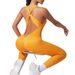 Women's Clothing New Pilates Seamless Deep V Backless Yoga Jumpsuit For Women With Slightly Flared Hip Lifting Quick Drying Sports Jumpsuit_ecoleips.com