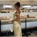 Women’s Clothing Autumn Women's Dress Temperament Elegant Satin Backless Sleeveless Party Maxi Dress_ecoleips.com