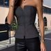 Women's Sexy Sizzling Zipper Tops for Spring Summer Season Casual Fashion Short Sleeve T-Shirt in Various Colors_ecoleips.com