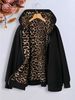 Leopard Print Zip-Up Hoodie – Oversized Fleece Jacket With Drop Shoulder_ecoleips.com