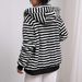 Oversized Striped Fleece Hoodie – Cozy Unisex Pullover With Drop Shoulder_ecoleips.com
