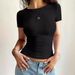 2024 Hot-Selling European And American Style Slim Fit Round Neck Short Sleeve T-Shirt Cross-Border Trade_ecoleips.com