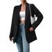 Diyun 2023 Autumn Winter European And American Women's Fashion Export Independent Station Elegant Commuter Blazer_ecoleips.com