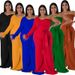 Women's Clothing Plus Size Women's Asymmetrical Jumpsuit Long Sleeve For Formal & Casual For Women Long Sleeved Collared Dress_ecoleips.com