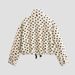 Women’s Polka Dot Fleece Jacket – Trendy Cropped & Relaxed Fit For Casual Chic_ecoleips.com