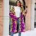 Bold Color-Block Faux Fur Coat With Leopard Print – Hooded Longline Jacket For Women (Rainbow Leopard, S-XXL)_ecoleips.com