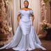 off the Shoulder Beaded Wedding Dress for Sophisticated Banquets Elegant Hostesses Unique Sexy Design Women's Clothing Party Wear_ecoleips.com