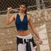 2025 New Hot-Selling American Style Ribbed Sleeveless Button Vest, Unique V-Neck Base Shirt, Short Top For Women_ecoleips.com