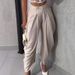 Women's Flower Bud Pants Solid Color Sexy Urban Leisure Wide Leg Fashion Nine Points_ecoleips.com