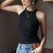 Hot-Selling Halter Neck Camisole Women, Breathable Base Layer With Chest Pads, Integrated Bra, Sleeveless_ecoleips.com