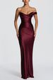 Women's Clothing Off-Shoulder Satin Puff Hip Dress For Women Style Spring/Summer INS Party Vacation Wear For Formal & Casual For Women_ecoleips.com