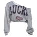 Women's Clothing Autumn And Winter New Personalized Letter Printing Casual Oblique Shoulder Loose Navel Baring Long Sleeved T Shirt_ecoleips.com