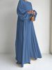Verve 2025 New Muslim Women's Clothing Simple Outfit Abaya Dress Robe_ecoleips.com