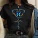 European And American Women's Plus-size Animal Print Short-sleeve T-shirt_ecoleips.com