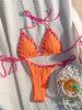 Women's Clothing Swimsuit New Sexy Color Bikini Bikini Women's Beach Vacation Swimsuit_ecoleips.com