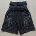 Summer Dark Gothic Style Women's Y2K Pants with Double Waistband Design Fake Two-Piece Set Personality Cross Border Fashion 2025_ecoleips.com