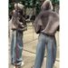 Y2K High-Waisted Loose Fit Denim Jeans – Vintage Blue Wide-Leg Floor-Length Pants (S-XXXL)_ecoleips.com
