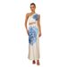Summer Sexy Vacation Style Long Dress Solid Color Printed Strapless Soft Aesthetic Women's Clothing Feminine_ecoleips.com