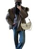girl 2025 New Winter Workwear Loose Thickened Cotton Jacket For Women, Petite Style With Fur Collar Parka Coat_ecoleips.com