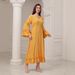 Women's Elegant Digital Print Plus-Size Dress_ecoleips.com
