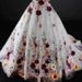Hand-Embroidered Floral Ball Gown For Weddings & Special Occasions – Elegant Sweetheart Neckline, Floor-Length A-Line Dress_ecoleips.com