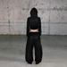 Korean-style Badblood BCAC Series Loafer Pants Women's Casual Pants Sports Pants Niche Wide-leg Trendy Pants_ecoleips.com