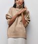 Classic Turtleneck Knit Sweater For Women - Loose Fit Winter Pullover In Solid Colors_ecoleips.com