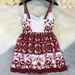 Women's Clothing Sleeveless Blue And White Porcelain Printed Dress_ecoleips.com