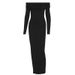 Elegant One Shoulder Long Sleeve Dress Women Slim Fit Fashion Luxury Formal Party Dress Temperament Graceful Sexy Ladies Dress_ecoleips.com