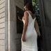 European American Clohing, Bohemian Knied Long Summer Women's High-end Slim-fi Mini Suspender Dress, Pure And_ecoleips.com
