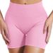 High Elasticity Fitness Training Yoga Pants Quick Drying Sports Shorts For Women Hip Lifting High Waisted Cycling_ecoleips.com