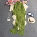 Women's Clothing 2026 Fashion Clean Color Shirt Two-piece Set Of High Waist Vertical Vertical Wide Leg Pants_ecoleips.com