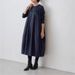 Autumn And Winter Lotte Round-Neck Long-Sleeved Knitted Patchwork Long Dress_ecoleips.com