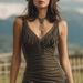 Cross-Border Tassel Suede Dress Hot Girl Western Style Fashion Party Nightclub Outdoor Music Festival Trendy Event_ecoleips.com