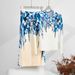 Women's Clothing Miyaki Dress Miyaki Pleated Temperament Fashion Print Long Sleeved Top + Pleated Skirt Two Piece Set_ecoleips.com