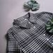 Spring Plus Size Women's Literary Retro Casual Midi Plaid Shirt Jacket_ecoleips.com
