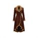 Western Vintage Suede Coat With Leather Accents – Longline Duster Jacket For Women (Bohemian Cowboy Chic & Winter Warmth)_ecoleips.com