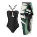 Bohemian Style European And American New Suits Gem Jewelry Jumpsuits Chiffon Skirts Sun Protection Holiday French Swimsuits_ecoleips.com